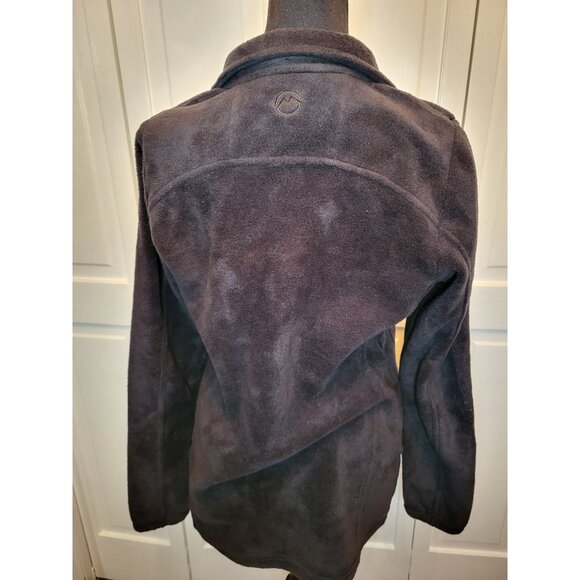 Women Magellan Outdoors Black Arctic Fleece Jacket M Zipper Gorpcore Winter Cozy - Picture 2 of 10
